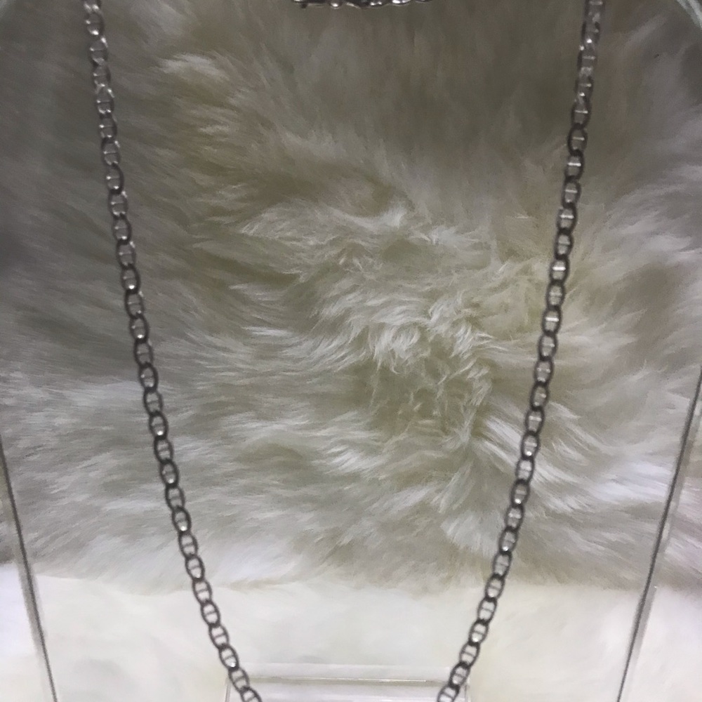 Sterling Silver Gucci Link Style Chain Necklace - Picture 3 of 4